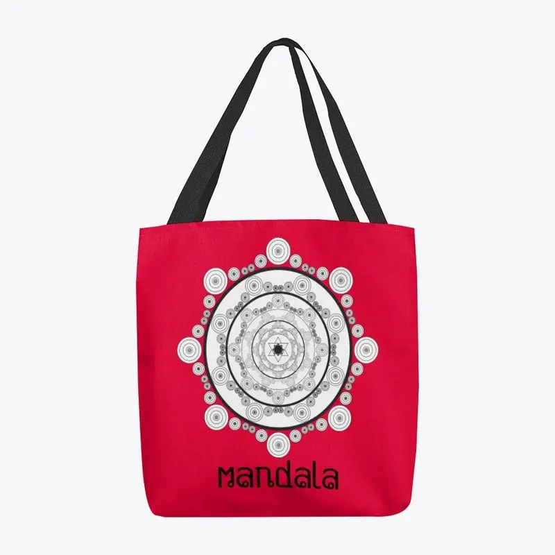 Mandala Printed Tote Bag